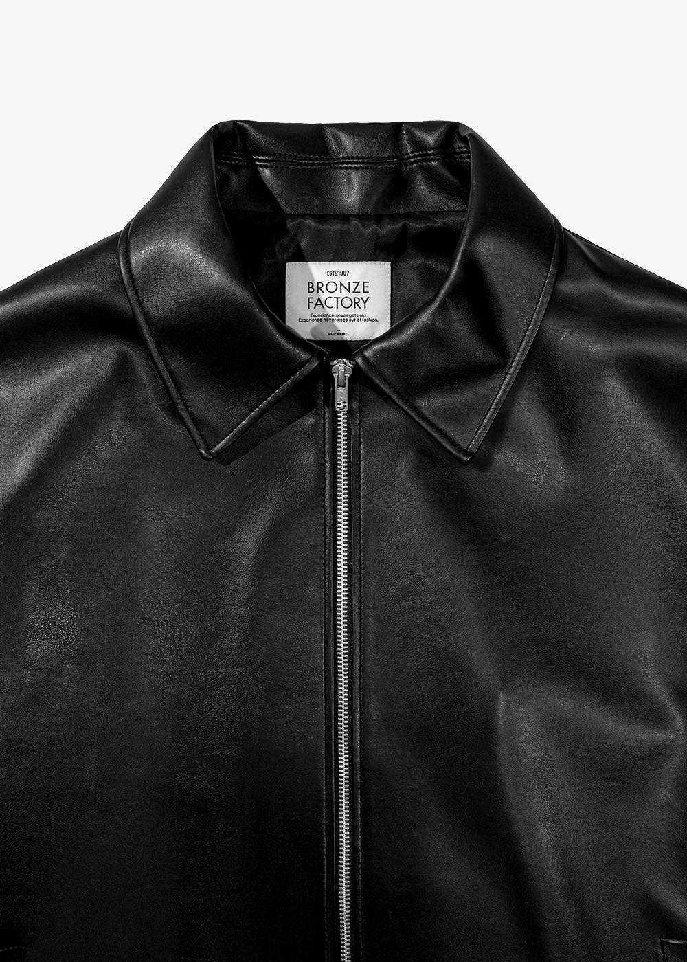 Vegan Leather Single Jacket A2001