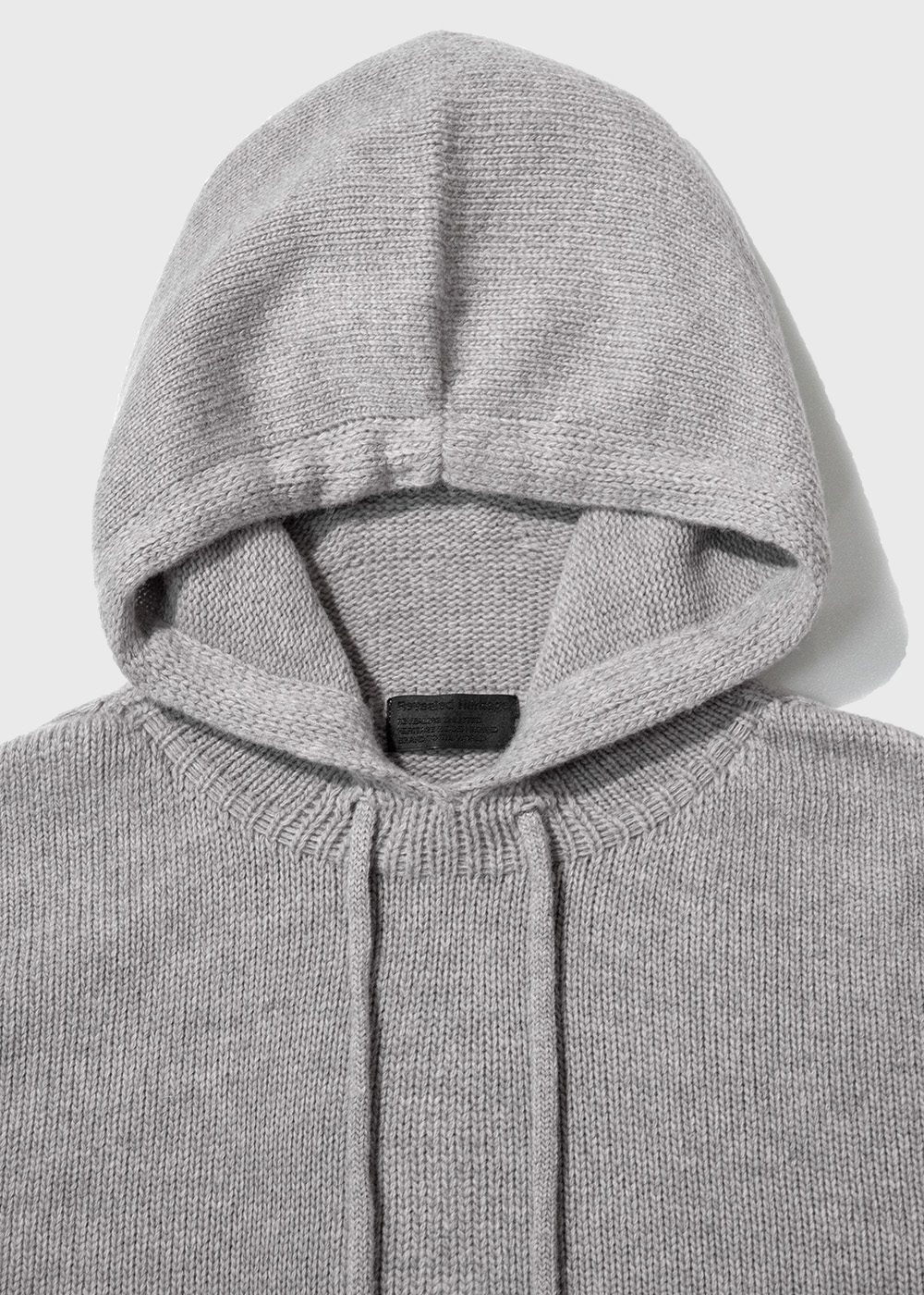 Whole Garment Hoodie Knit _ dove