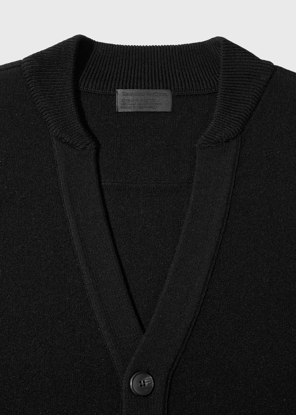Wool Blended Cardigan Knit _ black