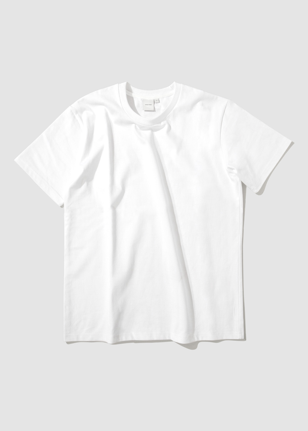 B. Silked Combed Cotton 100% 30/2 Single T-shirt _ white