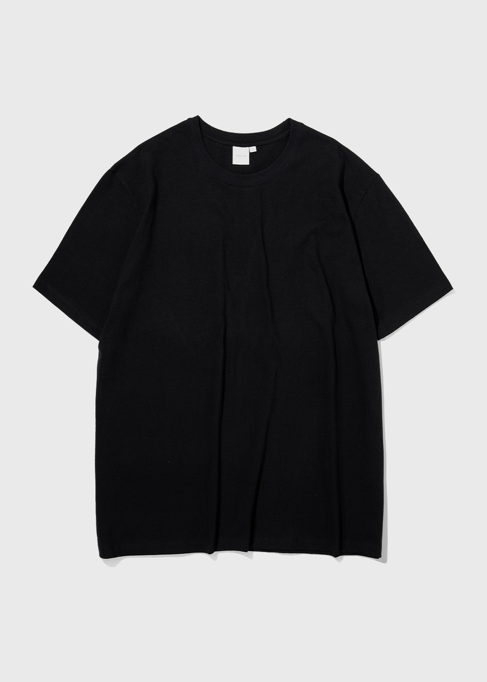 C. Tumbled Combed Cotton 100% 20/1 Single T-shirt _ black