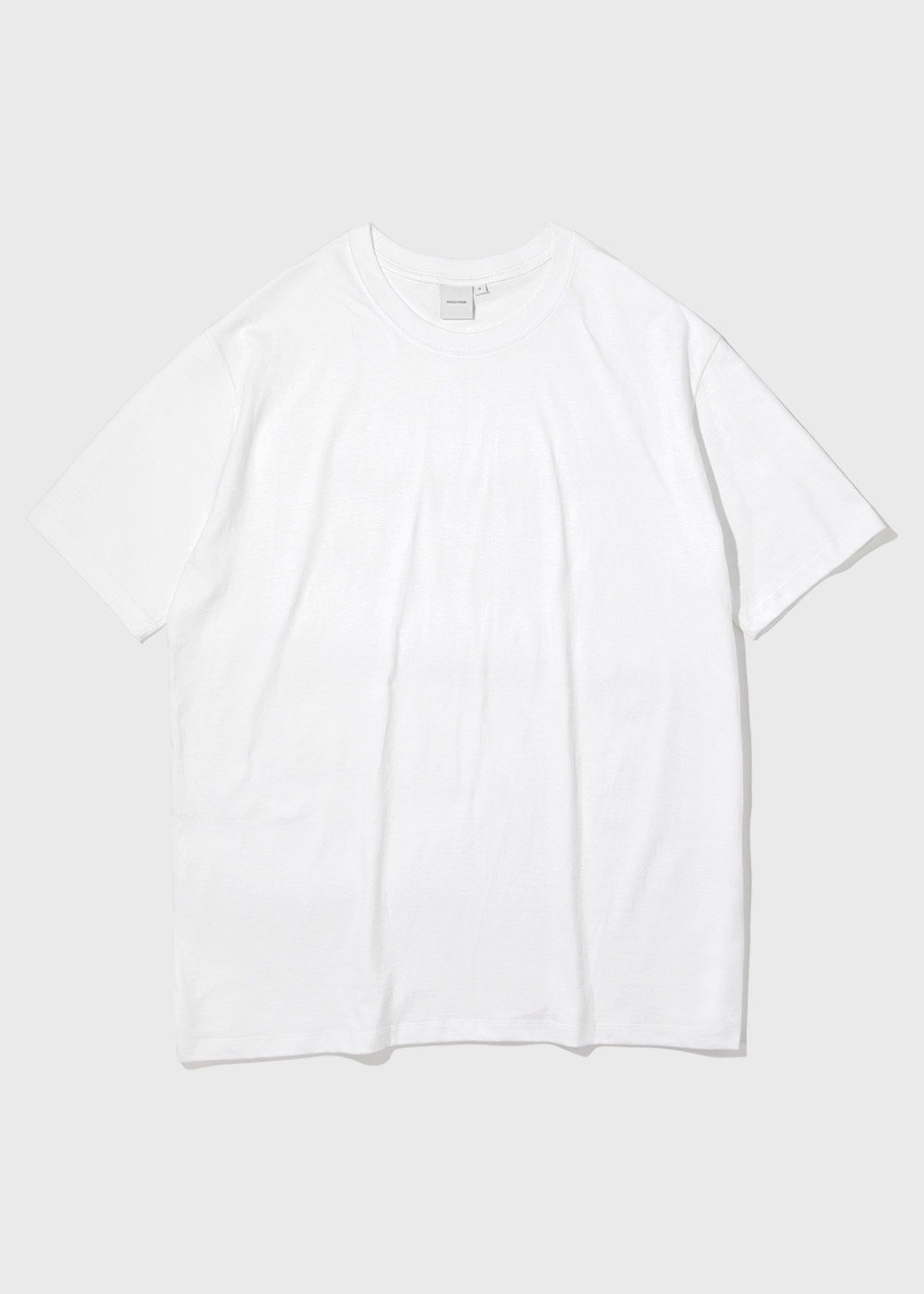 C. Tumbled Combed Cotton 100% 20/1 Single T-shirt _ white