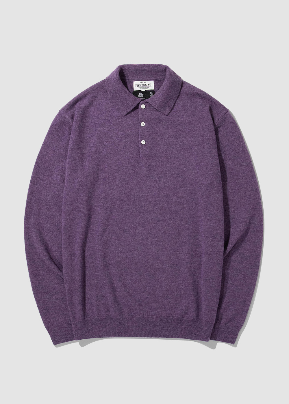 Samuel Classic Polo Knit _ dark purple