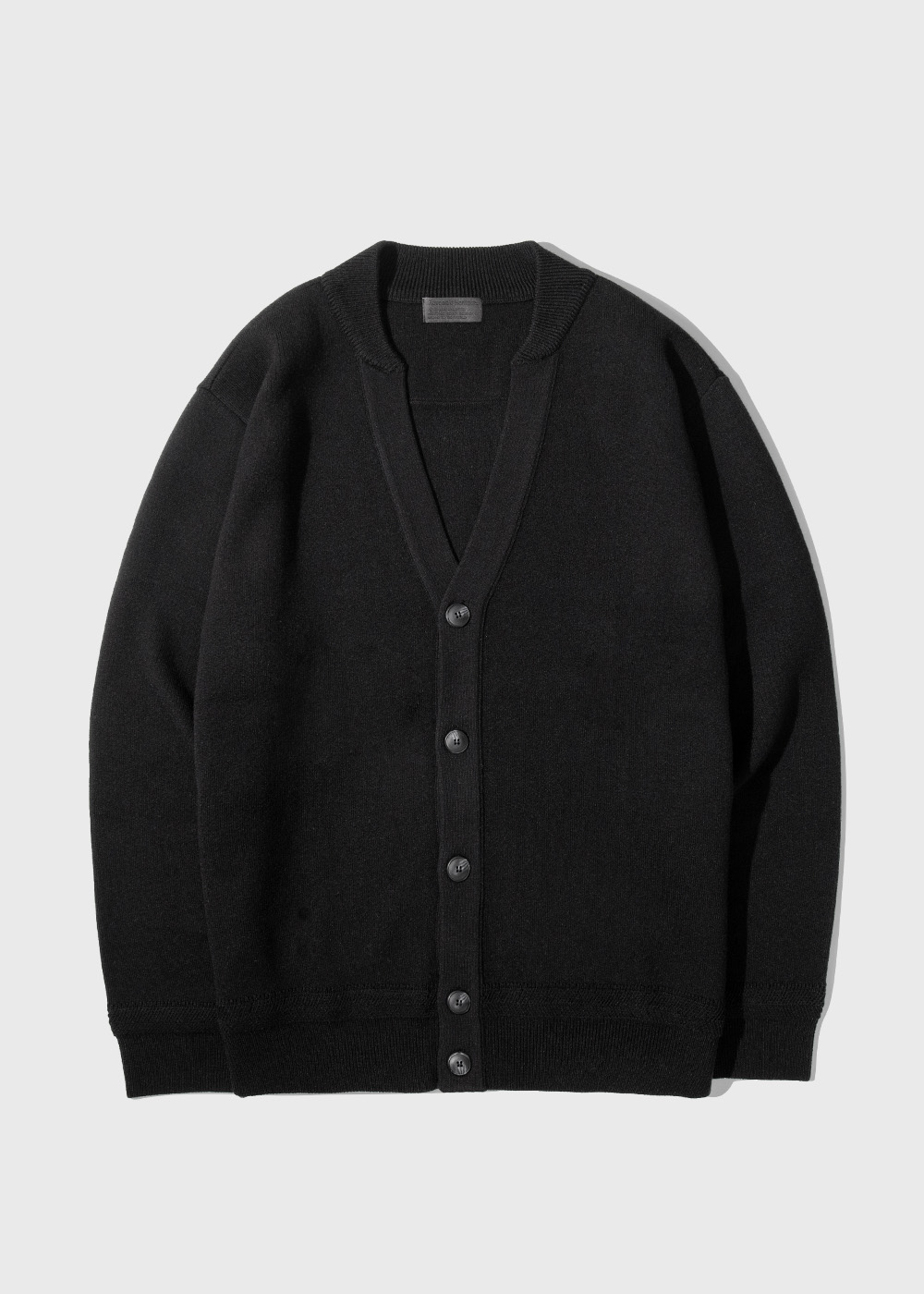 Wool Blended Cardigan Knit _ black