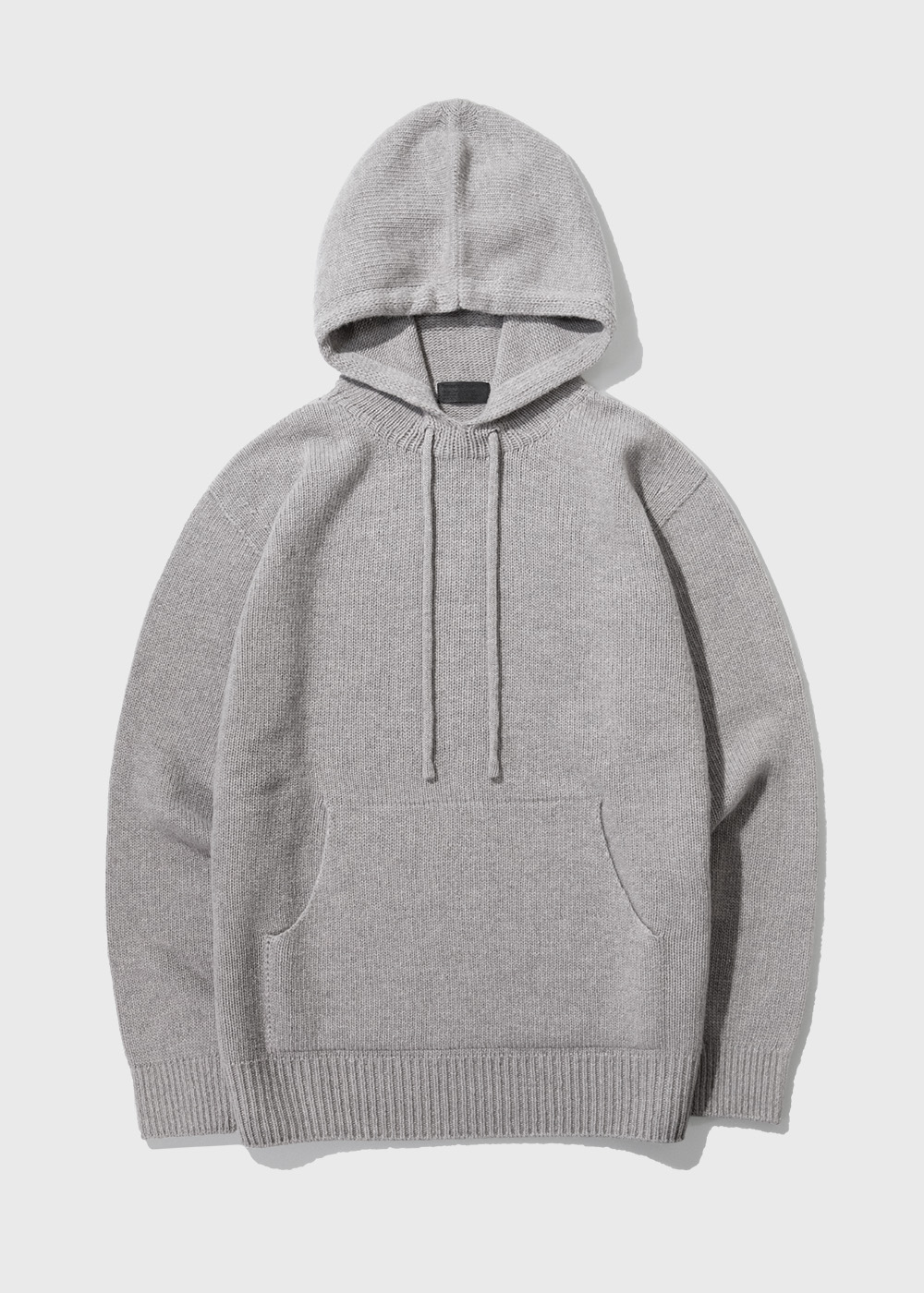 Whole Garment Hoodie Knit _ dove